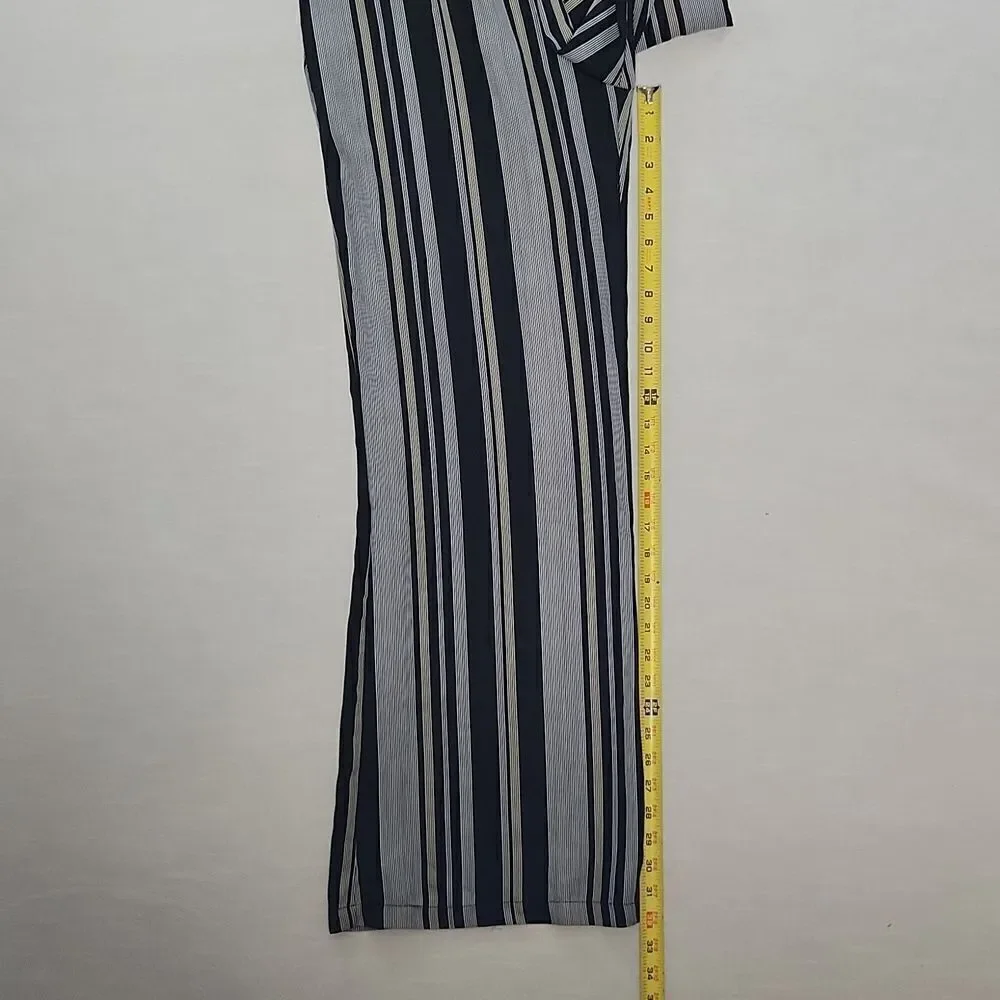 Socialite  Wide leg Stripped Summer breeze Pants Large